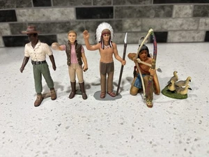 Schleich Indianer & weitere Figuren Konvolut *LESEN* - Bild 1 von 23