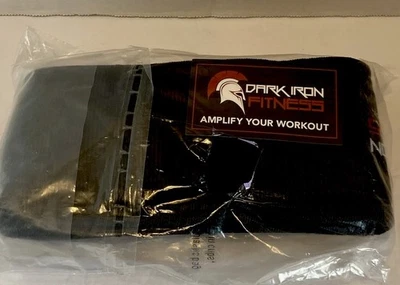 Cinturón de inmersión de fitness de hierro oscuro acolchado de cuero cinturón de levantamiento de pesas con correa X PEQUEÑO Foto 1 de 4