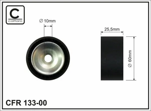 3x ✅Adatto a CAFFARO ROLKI NAPINACZY 133-00 RULLO TENDITORE 60X17X25 PL ⭐Venditore UK⭐ - Foto 1 di 9