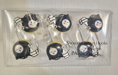 Ganchos para cortina de ducha Park Designs Pittsburgh Steelers Foto 1 de 4
