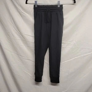 Runway Girls Size S Small 6-7 Black Drawstring Fleece Pocket Sweatpants - Picture 1 of 17