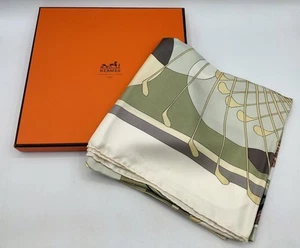 HERMES Carre 90 scarf golf motif - Picture 1 of 20
