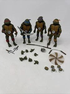 TMNT Cartoon Neca Bundle Michelangelo Leonardo Donatello Raffaello da 2 confezioni - Foto 1 di 18