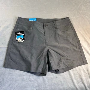 Kuhl Damen anthrazit Trekr Shorts 5,5" Schrittlänge Größe 8 neu mit Etikett - Bild 1 von 6
