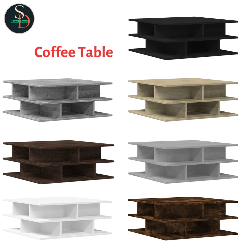 Coffee Table Hallway Accent End Table Tea Side Table Engineered Wood vidaXL - Image 1 of 1