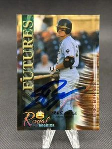2000 Royal Rookies Futures Eric Byrnes Auto /4950 #14 A's Autographs Bananas - Bild 1 von 2