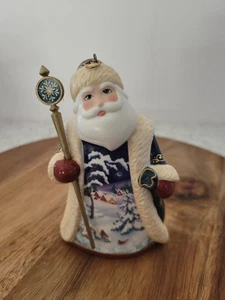 Estatuilla ornamento coleccionista sello Papá Noel de todo el mundo Rusia 2004  - Imagen 1 de 5