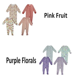 Member's Mark Infant & Toddler Girl's 4 Piece Tight Fit Sleep & Play Set - Picture 1 of 9