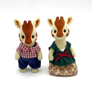 Sylvanian Families FS-40 Giraffe Parents ONLY Calico Critters Epoch Figures - Picture 1 of 4