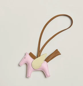 Nuevo Bolso Hermes Pegase Rodeo Pegasus PM Dije Rosa Darling / Kraft / Jaune Milton - Imagen 1 de 3