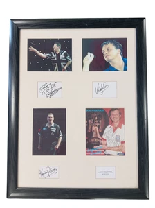 Personally Signed by Darts Players Ronnie Baxter, Keith Deller, Kevin Painter... - Picture 1 of 13