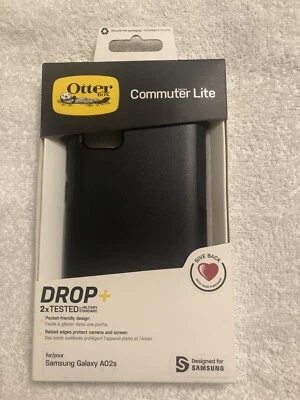 Funda OtterBox Commuter Lite Series para Samsung Galaxy A02s Negra - Envío Gratis Foto 1 de 3
