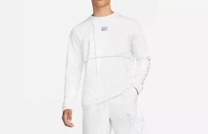 Sudadera polar de manga larga blanca Nike Dri-FIT para hombre DQ6622-121 talla L - Imagen 1 de 6