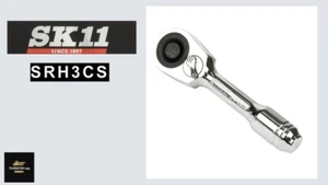 SK11 OEM SRH3CS compact stubby ratchet handle plug-angle 9.5mm 3/8 inch - Picture 1 of 4