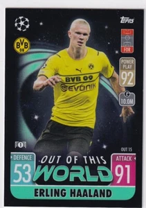 2021-22 Topps Match Attax UCL Extra - Out of this World Erling Haaland #OUT 15 - Bild 1 von 2