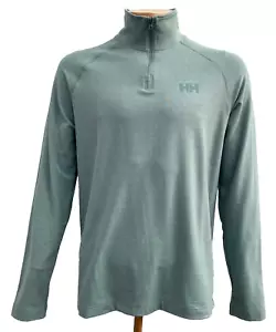 Mens Helly Hansen GREEN Verglas 1/2 Zip Pullover $85, Size: M - Picture 1 of 5