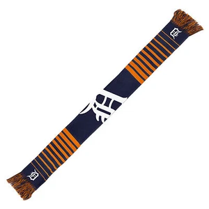 Detroit Tigers Scarf Knit Winter Neck NEW - Big Logo - Team Colors - Picture 1 of 1