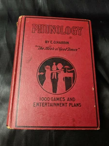 1953 PHUNOLOGY THE BOOK OF GOOD TIMES 1000 GAMES AND ENTERTAINMENT PLANS HARBIN - Picture 1 of 11