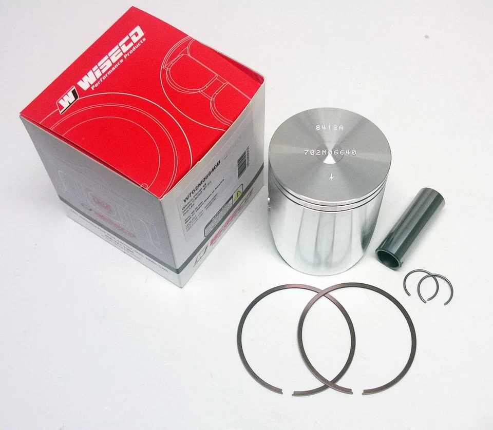KIT PISTÓN WISECO 66,4mm A, HONDA CR250R 1997-2001, Pro-Lite tapa plana, 2 anillos Foto 1 de 1