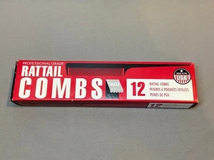 Sally Beauty Rat Tail Hair Combs Professional Grade USA #487306 Box Of 9 - Picture 1 of 3