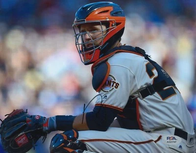 Buster Posey Signed Autographed San Francisco Giants 8x10 Photo HOF Psa/Dna Coa  - Image 1 of 2
