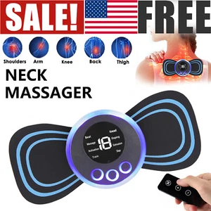 Electric Neck Massager Back Cervical Vertebra Stimulator Massage Device 8 Modes - Picture 1 of 12