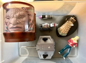 10th Dr Who : Face of Boe, Dalek video game, Rose figure, K9 figure, K9 remote - Picture 1 of 16