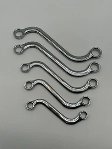 Juego de llaves Hilka de 10 mm a 19 mm doble anillo extremo forma S taller hágalo usted mismo (H) - Imagen 1 de 5