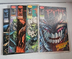 Lot of 5 Modern Age Image Comics Pitt Comic Book Issues #1, #2, #5, #6 and #7 - Picture 1 of 9