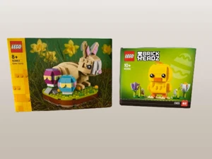 LEGO Oster Sammlung 40350 Kücken BrickHeadz und 40463 Osterhase NEU & OVP - Bild 1 von 6