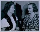 1948 Tallula Bankhead Actress & Shirley Hubbard Press Photo