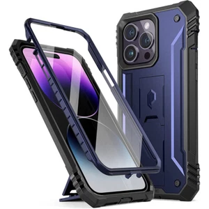 Funda para iPhone 14 Pro Max (6,7 pulgadas) | Poética con funda con soporte azul marino - Imagen 1 de 6