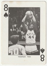 1973 DAVID THOMPSON NC State Wolfpack Basketball Playing Card All American