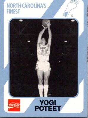 1989 Collegiate Collection North Carolina's Finest #162 Yogi Poteet - Image 1 of 2