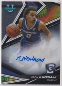 Ryan Nembhard 2022-23 Bowman University Best Autograph Auto BOA-RN - Picture 1 of 2