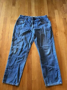 Vintage Bugle Boy Jeans Mens W 38 (36) L 30 Blue Baggy Fit Denim Pants Loose Y2K - Picture 1 of 9