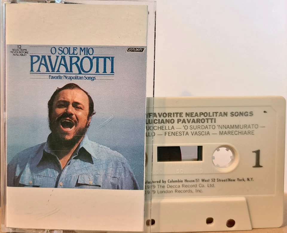 Pavarotti - O Sole Mio Favorite Neapolitan Songs, 1979 Cassette - Image 1 of 1