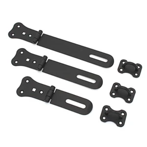 Hasp Staple Powder Coated Door Latch Gate Padlock Lock - Picture 1 of 2