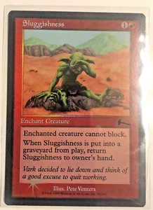Sluggishness x1 1x FOIL Urza's Legacy casi nuevo como nuevo Magic The Gathering - Imagen 1 de 1