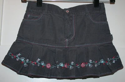 Falda Parche Calabaza Niña Gris Pana Talla 7 Foto 1 de 4