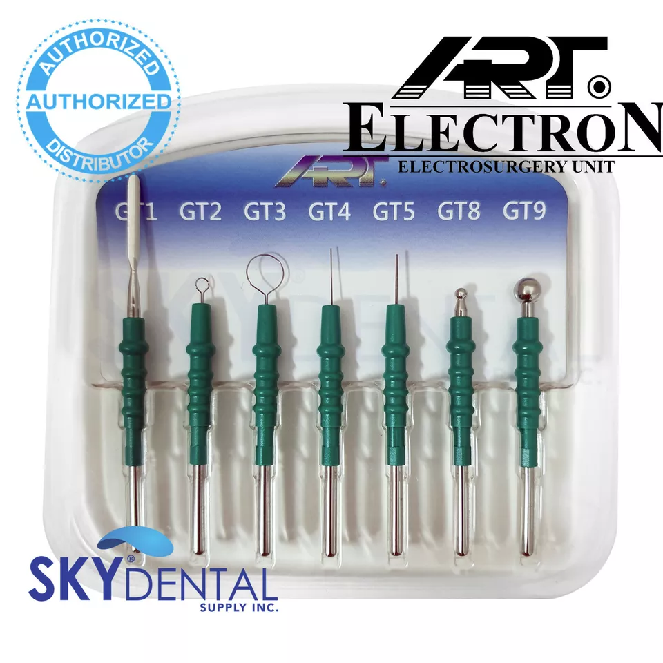 Bonart ART-E1 Green Tips Electrodes Set of 7 for GT1 GT2 GT3 GT4 GT5 GT8 GT9 - Image 1 of 1
