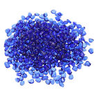 Round Fire Glass Beads, Vase Fillers for Tank Aquarium 6-9mm 300g Cobalt Blue