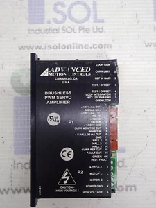 Advanced Motion Control B12A6F-IBM1 Brushless PWM Servo Amplifier #E8 - Picture 1 of 4