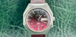 Vintage Omax 5 Automatic 21 Jewels Men’s Wristwatch With Day/Date - Picture 1 of 11