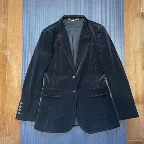 Giacca Gucci velluto nero taglia 42 dal Giappone