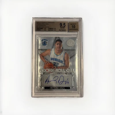 Anthony Davis Auto #3 | 2012-13 Totally Certified Rookie Roll Call | BGS 9.5/10 - Image 1 of 4