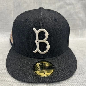 Brooklyn Dodgers New Era 59fifty Fitted Größe 7 Denim Brandneu - Bild 1 von 6