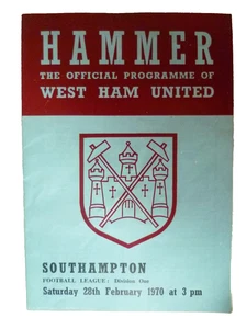 West Ham United V Southampton 1969/1970, 28 de febrero - Imagen 1 de 2