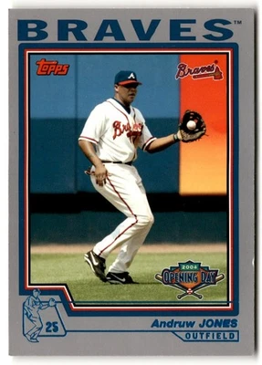Andruw Jones 2004 Topps Opening Day #39 Atlanta Braves - Image 1 of 2