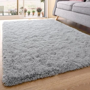 Fluffy Carpet for Bedroom, 3x5 Rug Soft Indoor Small Shag Area Rug, Washable ... - Picture 1 of 7